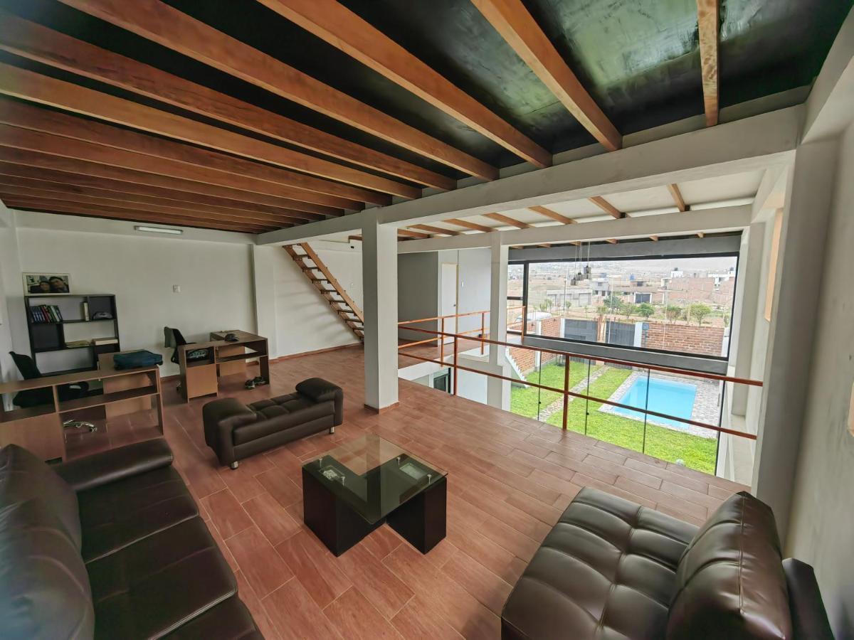 Casa De Playa Con Piscina Villa Анкон Екстериор снимка