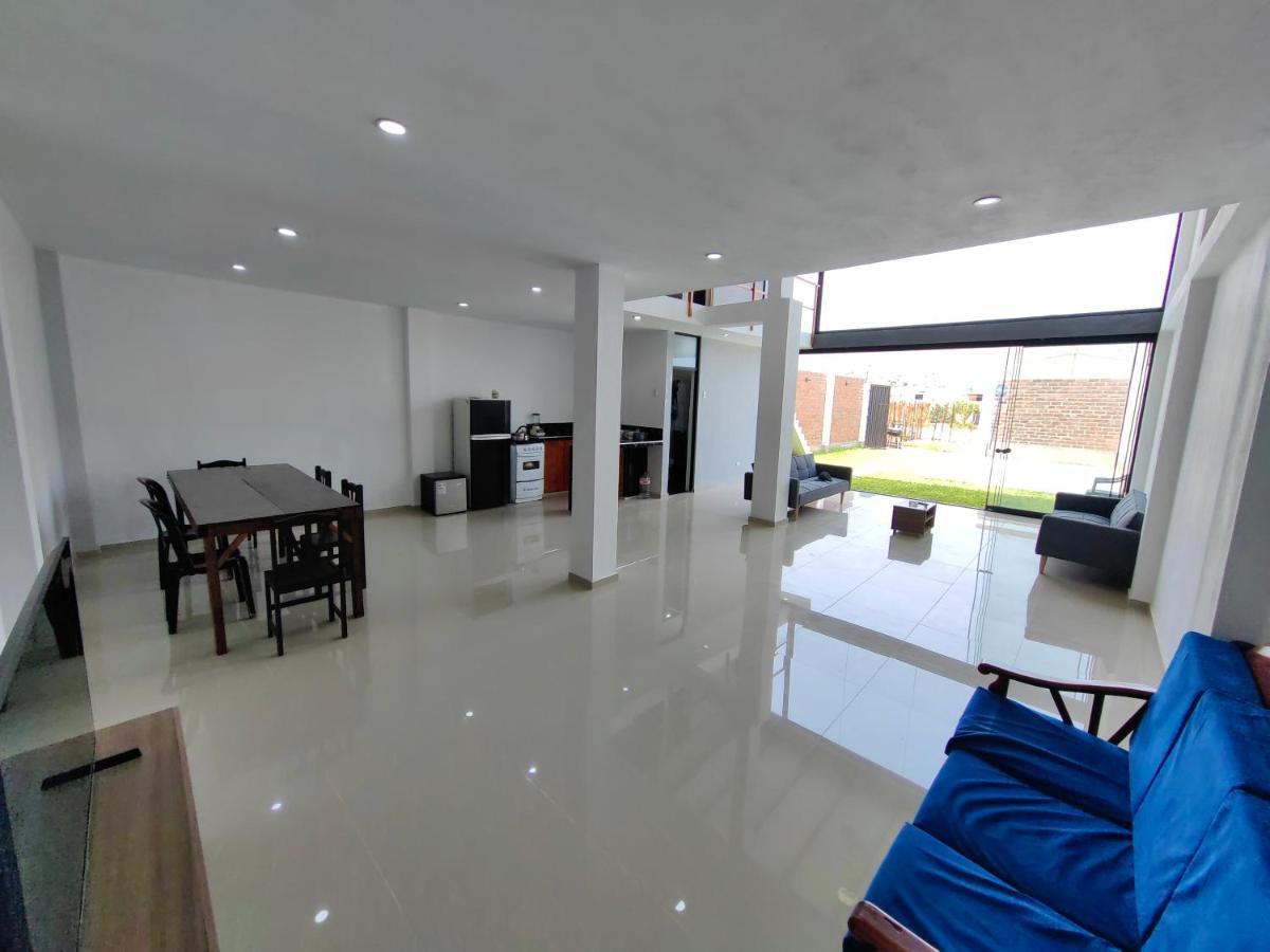 Casa De Playa Con Piscina Villa Анкон Екстериор снимка