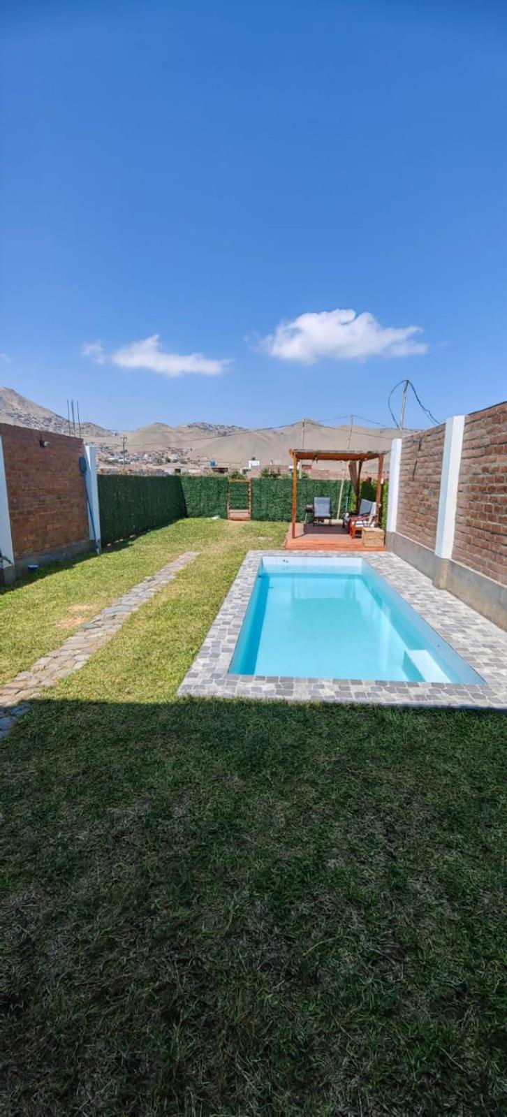 Casa De Playa Con Piscina Villa Анкон Екстериор снимка